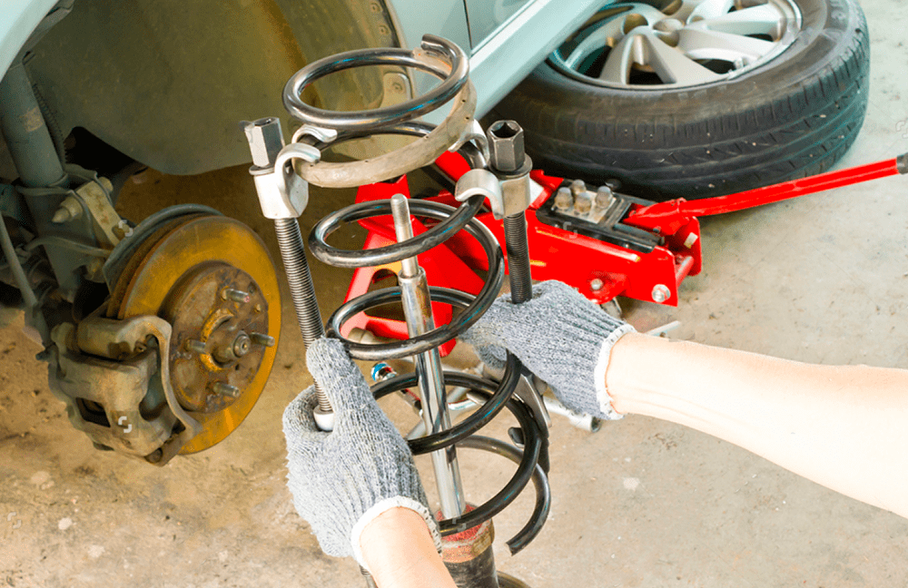 Замена пружин ходовой части