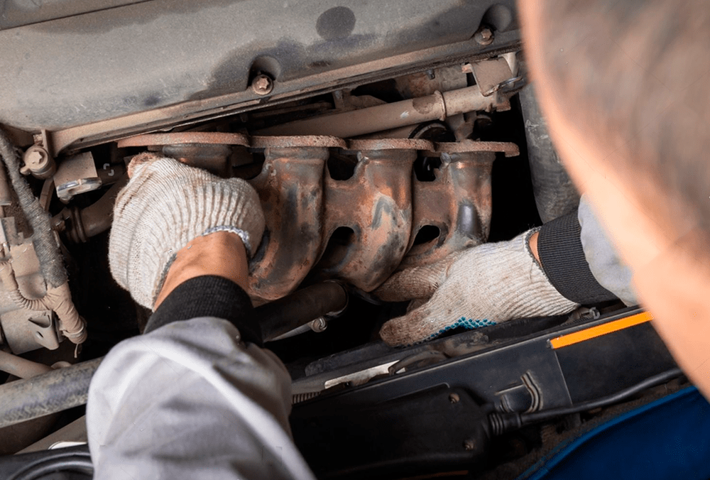 Замена выпускного коллектора