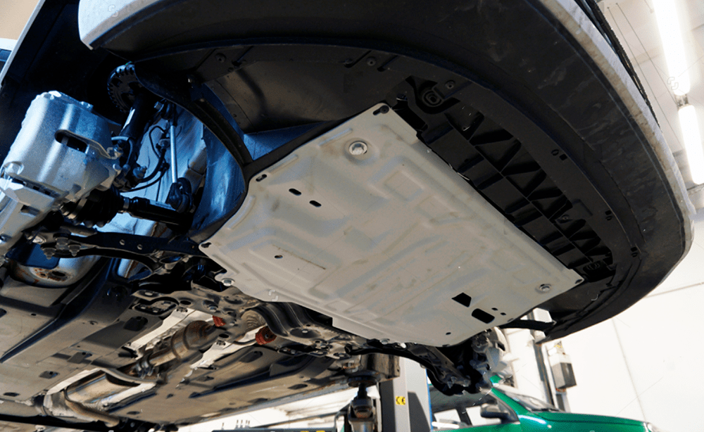 Установка защиты картера